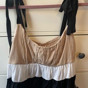 Adorable color block tank